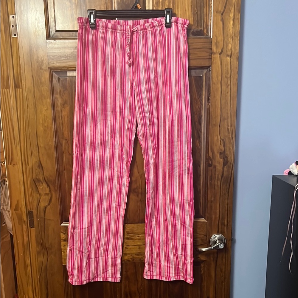 Striped Pink Pajama Pants